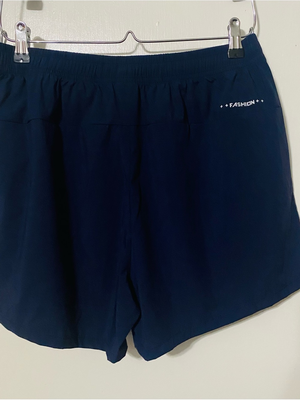 Women’s Elastic-Waist Shorts - Navy, White, Olive - Picture 2 of 9